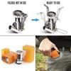 Outdoor Goods Camping Set Pot Combination Portable 1-2 People Picnic Folding Stove Cooker Set