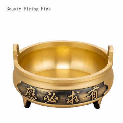 Neue chinesische Räuchergefäße aus reinem Kupfer für buddhistische Haushalte, Ahnensäle, Räuchergefäße und buddhistische Utensilien