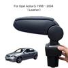 Armlehne Für Opel Astra G 1998 - 2004 Leder Maßgefertigt Mittelkonsolen-Stauraum Fahrzeugzubehör Bequemes Fahren