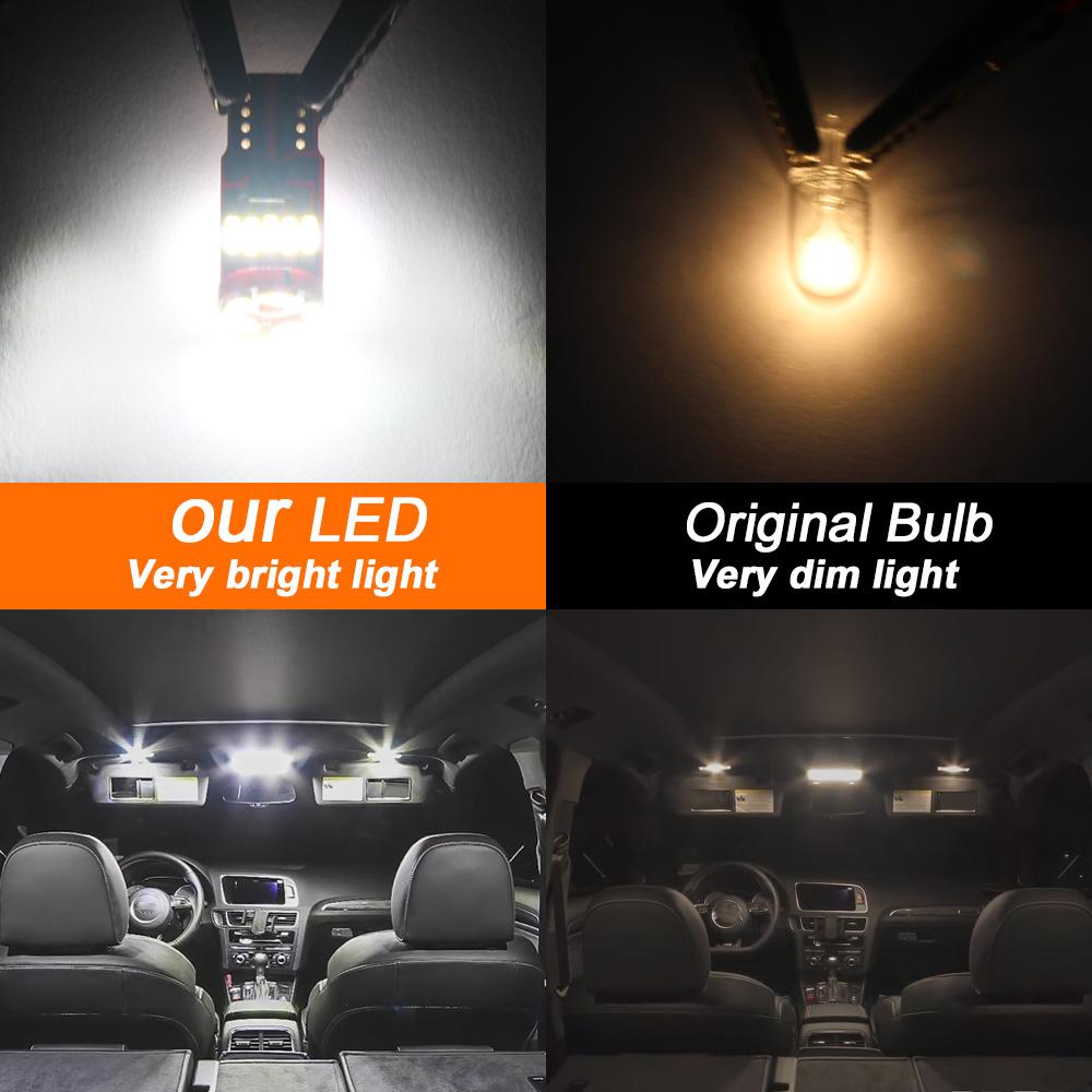 AGLNX1 13Pcs For VW Volkswagen Jetta MK6 6 VI 2011 2012 2013 2014 2015 2016 2017 Car Accessories Vehicle LED Interior Reading Light Set