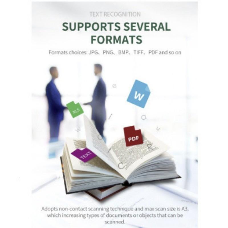 12 Million Office Contract Scanner HD Pixels Document Certificate Scaner A3 Photo Teaching Book Intelligent Scanner