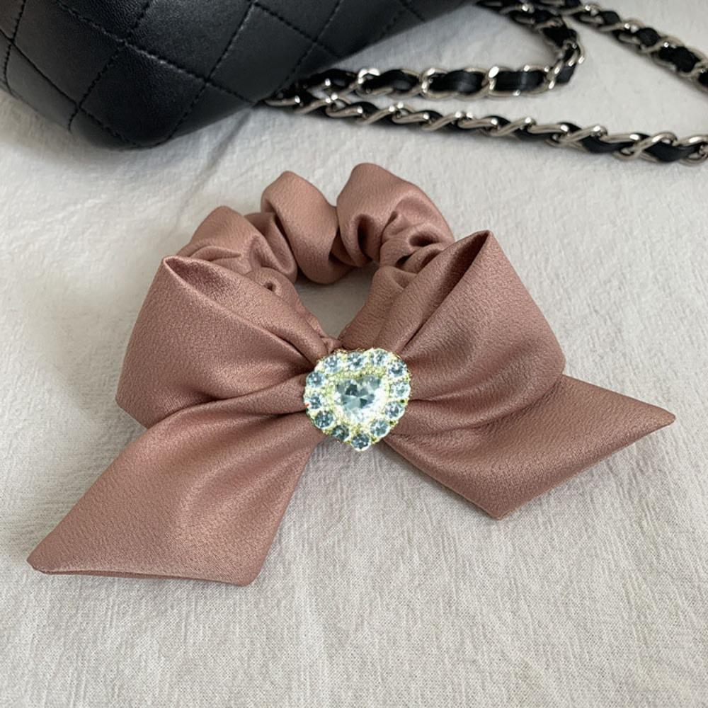 

Стразы Бабочка Резинки для волос Лолита Лента Веревка для волос Ретро Эластичные резинки для волос Вечеринка розовый