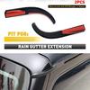 Vattenregnränne Förlängning För Takränna Jeep Wrangler JK 2007-2017 Tillbehör