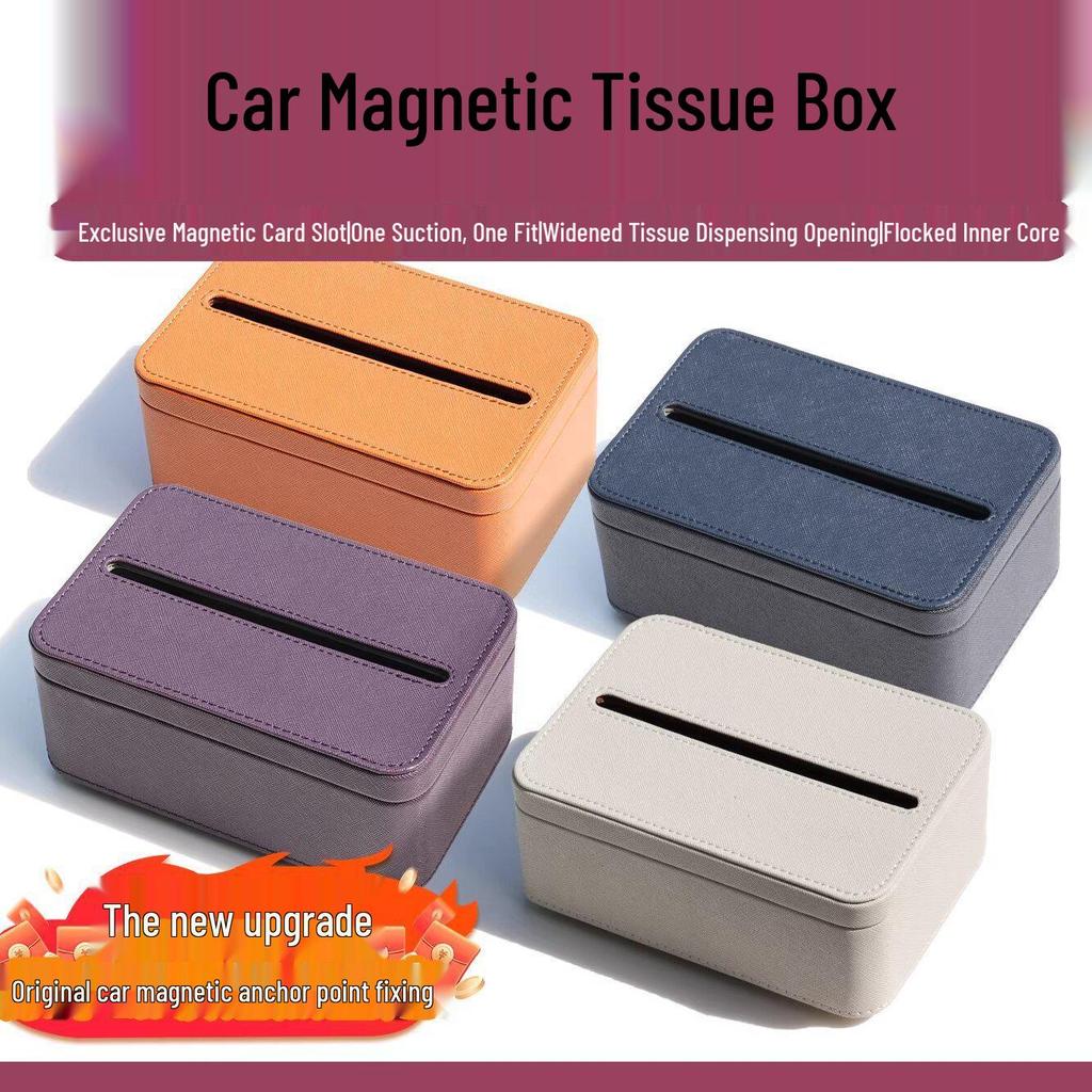 Xiaomi YU7 Magnetic Tissue Box for Car Console & Behind Screen Accessory