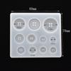 Cute Beads Cube Triangle Silicone Mold For Jewelry Earrings Pendant Making Resin UV Epoxy Resin Molds Crafts DIY Tool