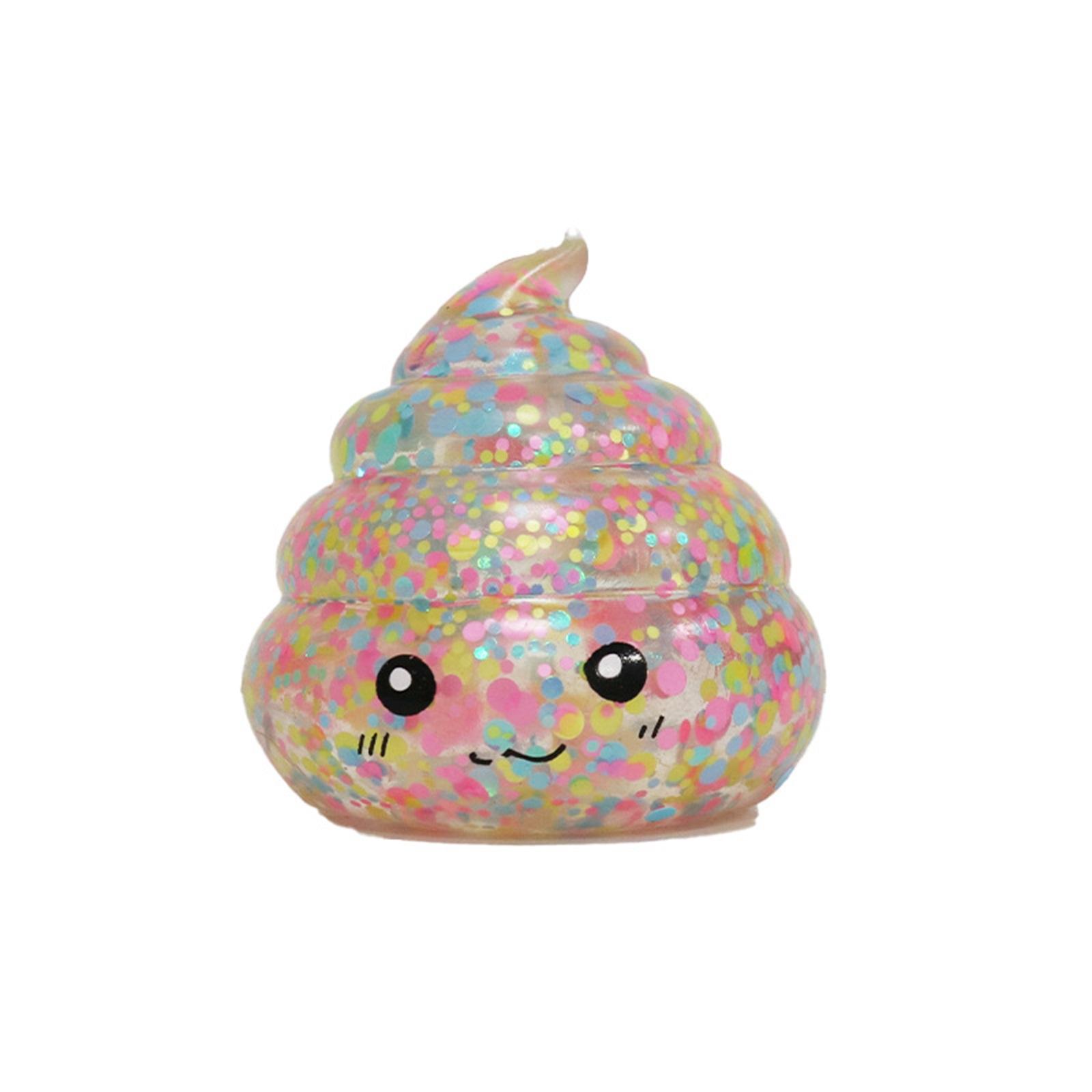 Cute Maltose Pinch Music Expression Poop Children s Day Stress Relieving Toy Slow Toy One Size розовый