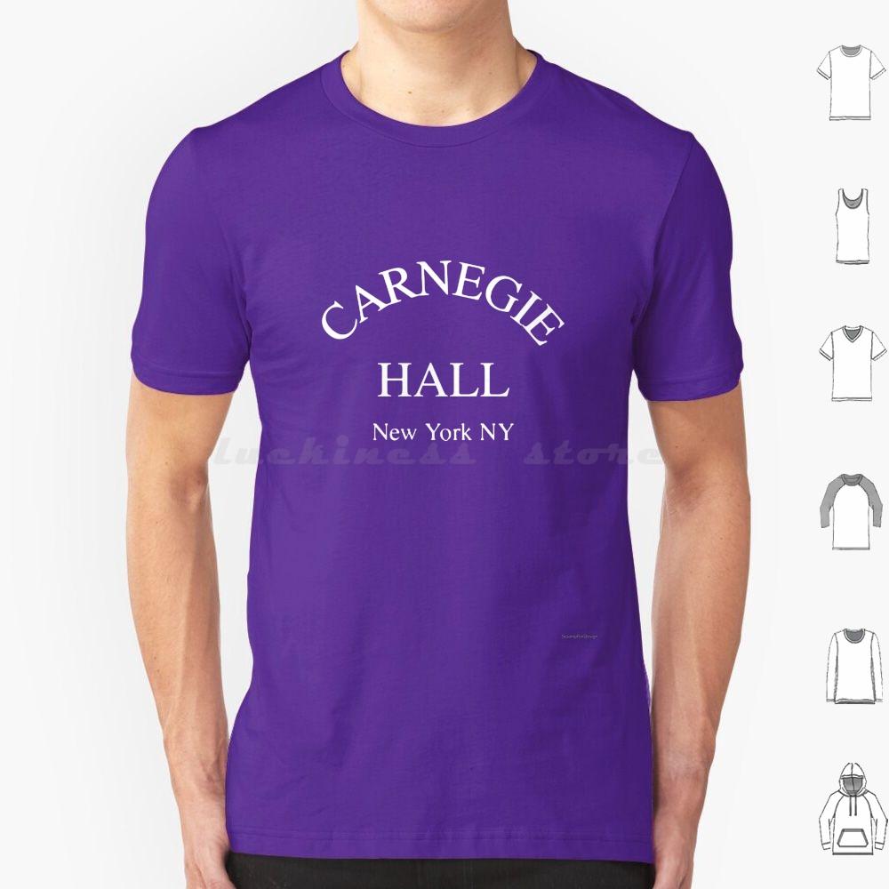 Copy Of Carnegie Hall White T Shirt 6xl Cotton Cool Tee Music Venue New York P Ractice