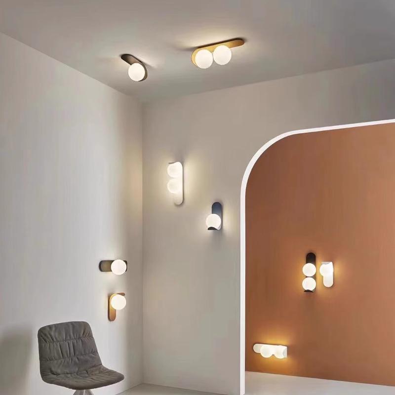 Nordic Minimalist Wall Sconce for Bedroom, Living Room, Staircase, and Corridor.