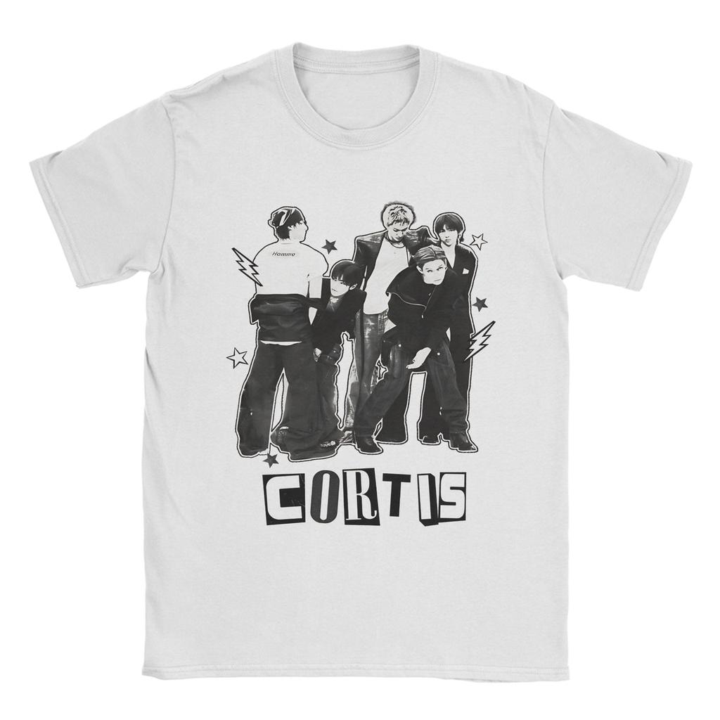 Fashion Cortis Kpop TShirt Unisex Cotton Short Sleeve Round Neck Summer Clothing