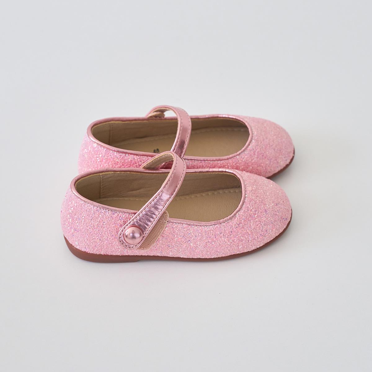 

[BABYZZAM] Girls Glitter Luna Flat Pink, Y942, 7000026510, Popular Korean Shoes 210