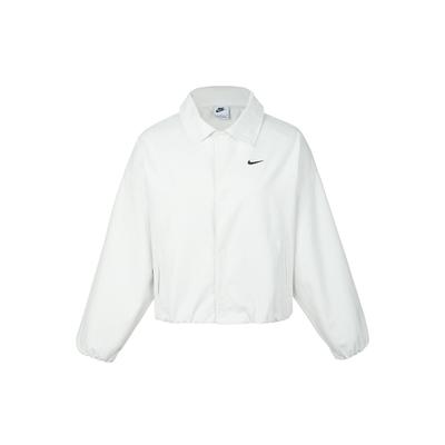 White Casual Breathable Hooded Jacket Women Jackets HV1969-121