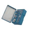17pcs 211.1g   Calibration Weight Set Steel Scale Weight Test Weights for Jewelry Grams with Tweezers Material #45 Plastic Storage Box for