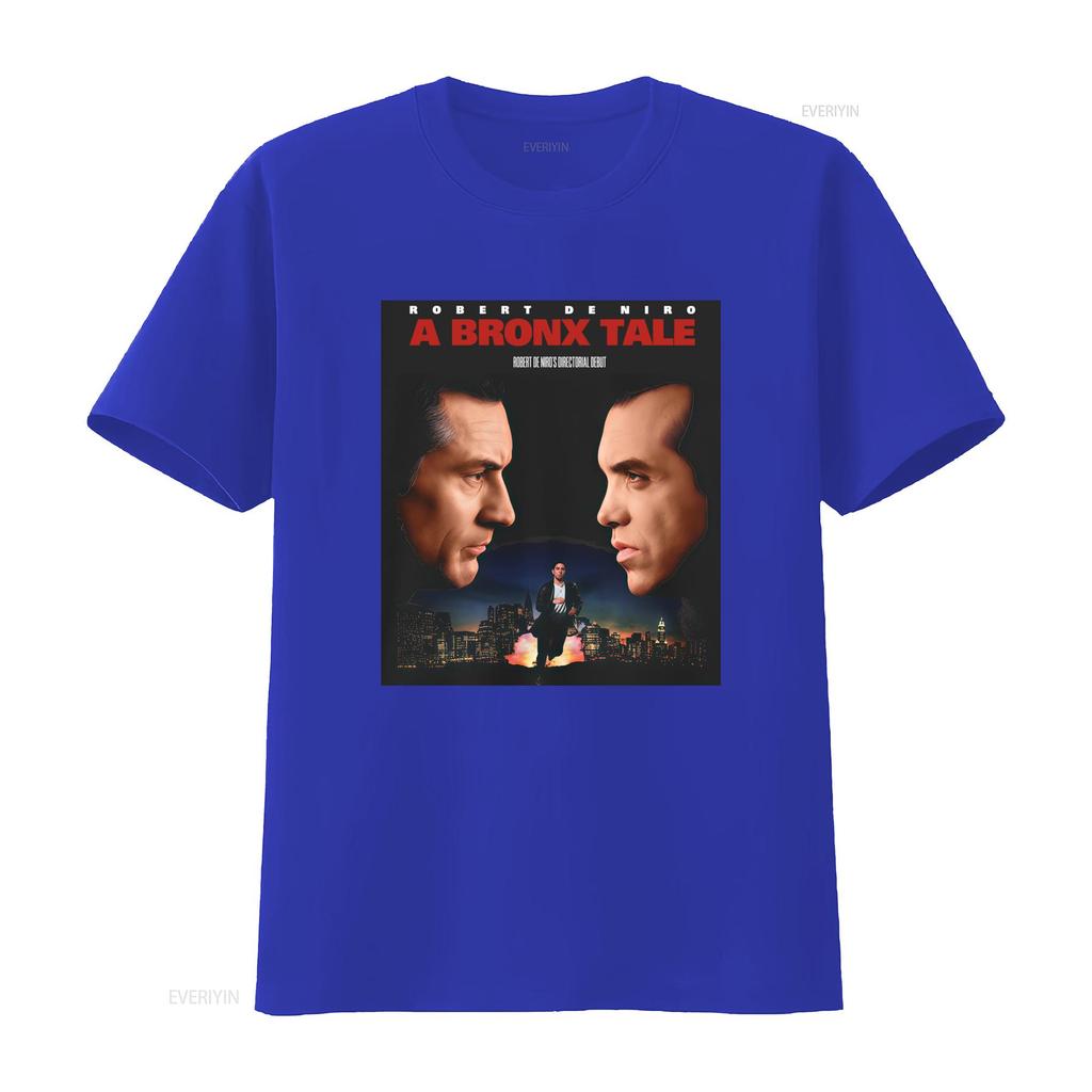 Robert De Niro A Bronx Tale Film Inspiriert Herren Schwarz T-Shirt Größe S 3XL vintage Gewaschen Leicht Stilvoll Atmungsaktiv