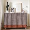 Reusable Polyester Shelf Curtain Easy Setups Sturdy Fabric for Home Decoration Space Management