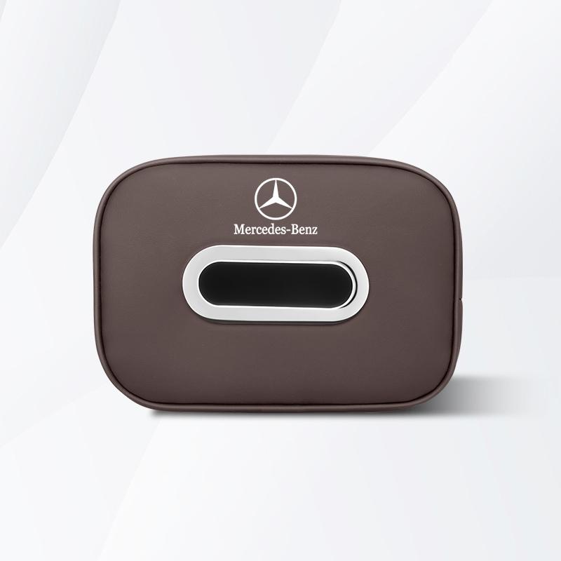 GLC GLB Microfiber Car Tissue Bag Hanging Vehicle Napkin Box For Mercedes Benz AMG GLC W203 W206 W220 W205 W211 W212 W201 W210