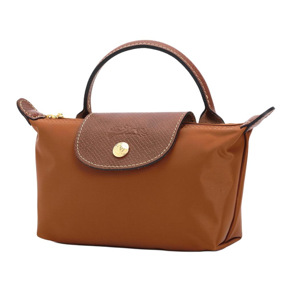 Longchamp Le Pliage 17 Kurzer Griff Klappe Reißverschluss Kosmetiktasche Dumpling Tasche Clutch Tragetasche Damen Taschen Brandy 34175089504