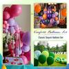 30-Piece Sequin Confetti Balloon Set for Christmas, Halloween, Birthday Decorations