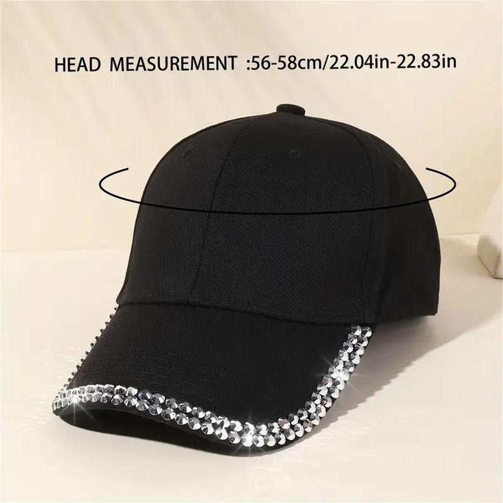 Women's Rhinestone Lightweight Baseball Cap - Single Pack