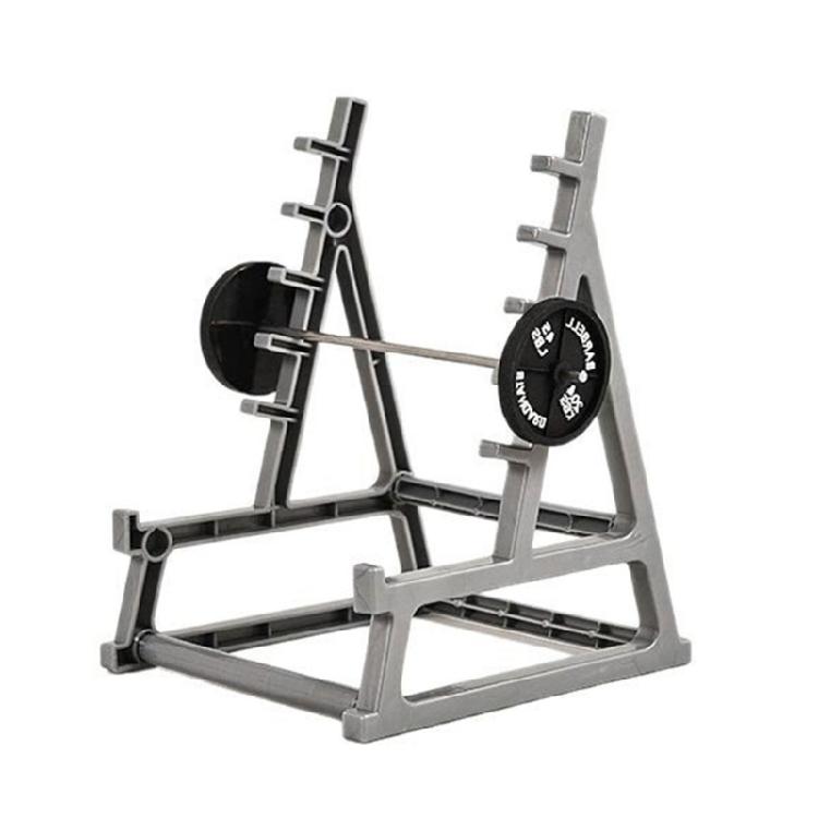 Barbell Themed Pen Display Stand Paint Brush Holder Desk Pen Organizers Rack for Office Desktop Storage and Organization