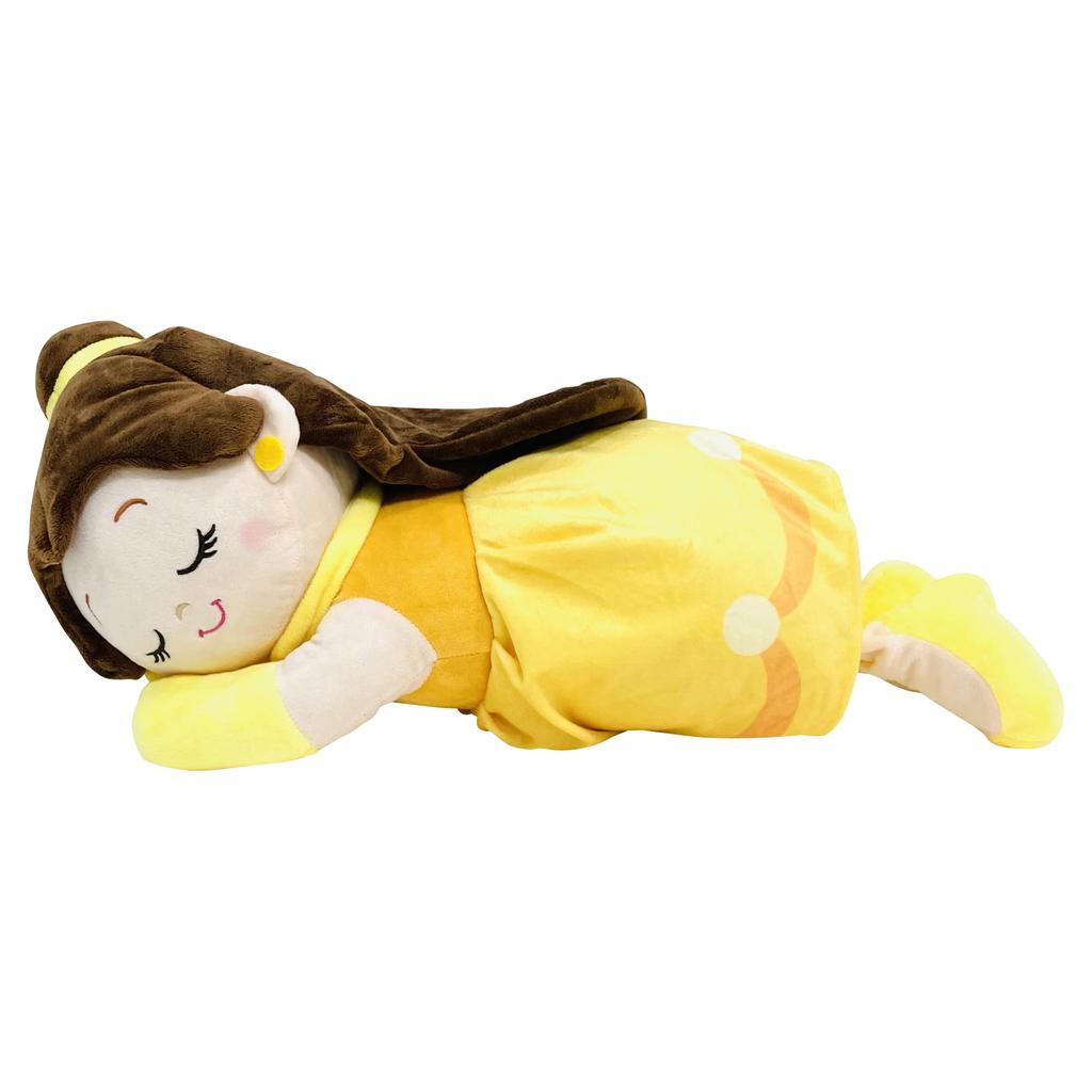 MORIPiLO Morishita Disney Beauty and the Beast Belle Body Pillow M 45cm Large Stuffed Toy Cushion Character Goods Pillow Disney Princess Yellow