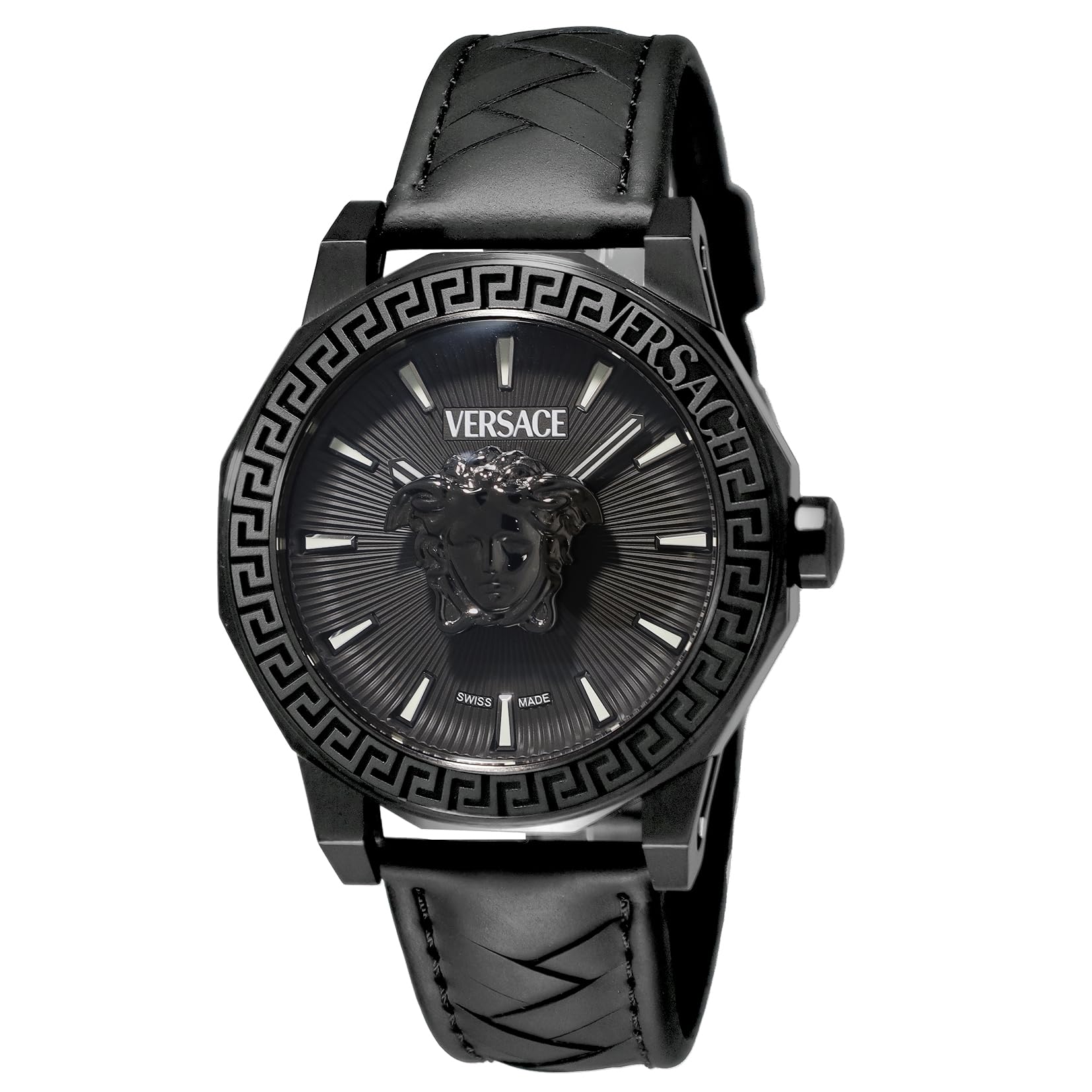 

Medusa Deco Watch VE9I00224 Black [Versace] Men s [Used] сірий колір
