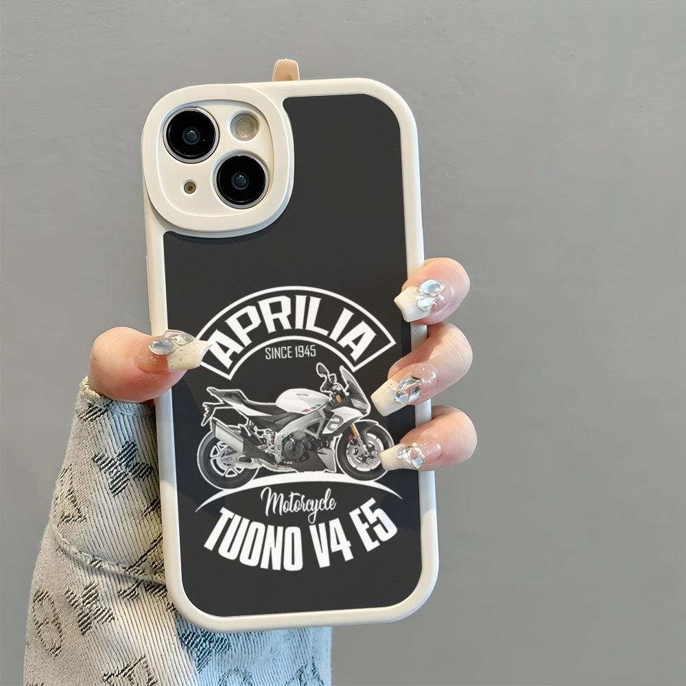 Aprilia Phone Case New 2025 Lambskin Silicone For Online Shopping IPhone 16 15 14 11 12 13 Pro Max Mini X XR XS 8 Plus Funda Coq