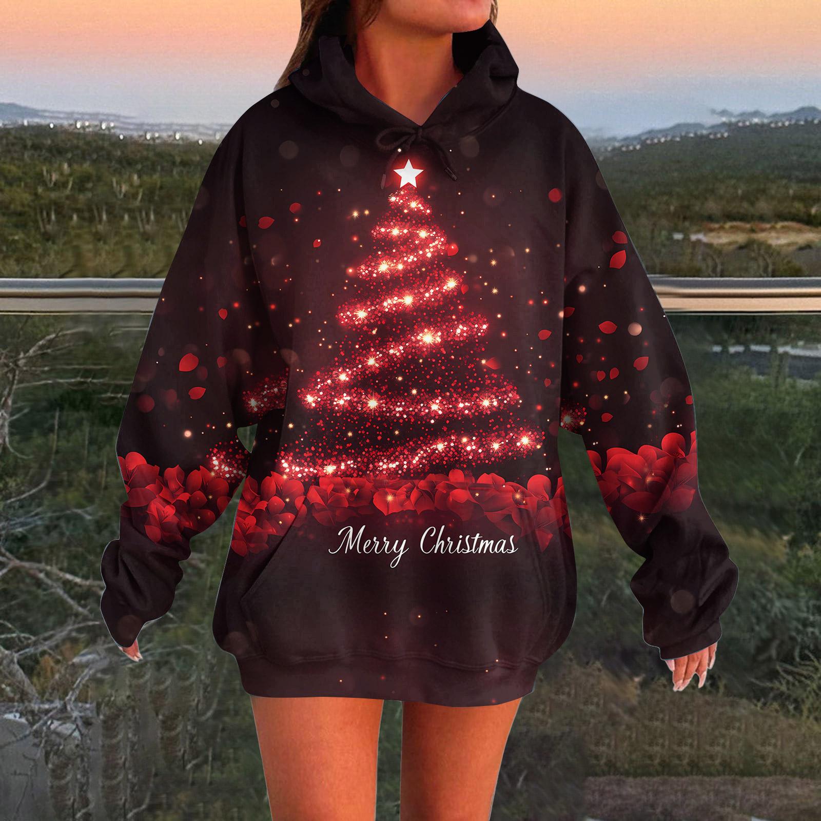 

Женские модные повседневные универсальные повседневные толстовки с круглым вырезом, топы с длинными рукавами и принтом L кофейный