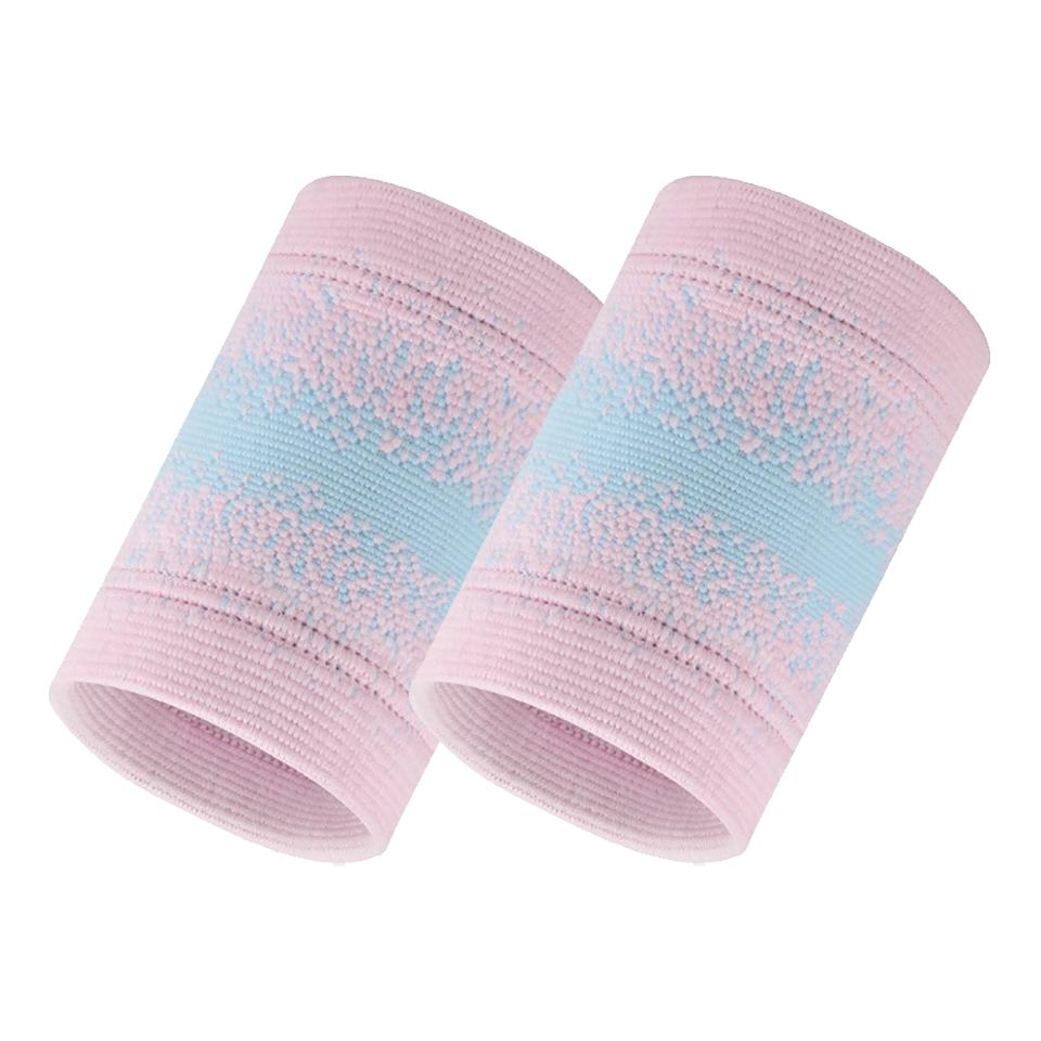 Gtubike 1 Pair Compression High Elasticity Knitted Breathable Moisture Wicking Athletic Sweatbands Sports Wristband Wrist Brace