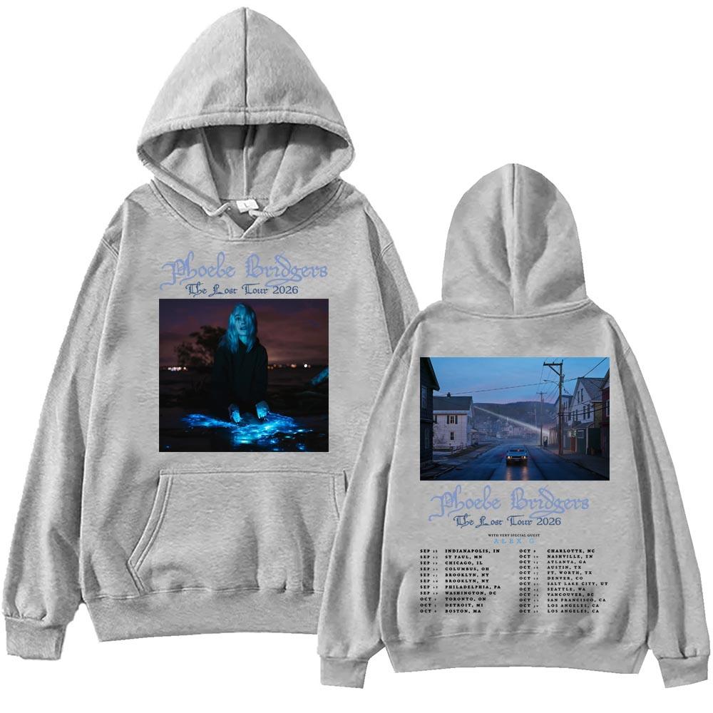 Osobnost Phoebe Bridgers The Lost Tour Nová Mikina Muž Žena Harajuku Dlouhý Rukáv Pulovr Topy