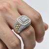 Trendy HipHop Diamond Ring for Men - European American Street Style Fashion Accessory