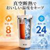 KONARO Tumbler Large Capacity Water Bottle with Vacuum Keeps Drinks Hot or Stainless Steel Wide Direct Outdoor Easy To 600ml Black 600ml/900ml Straw