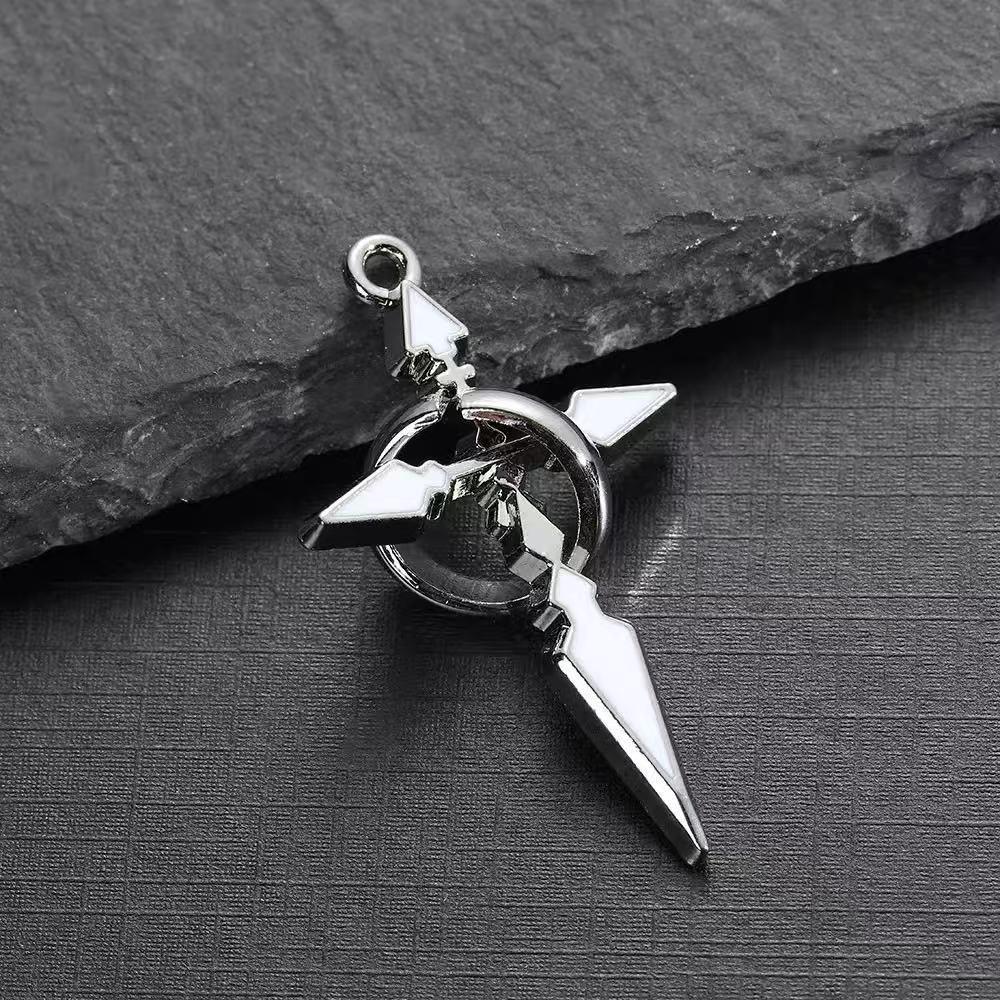 Abalorios de Cruz de Aleación y Accesorios para Llaveros para Joyería DIY