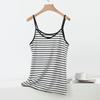 M to 6XL Plus size camisole Summer Modal Striped Cami Top Slimming  loose fit Sleeveless Tank Tops Versatile Baselayer