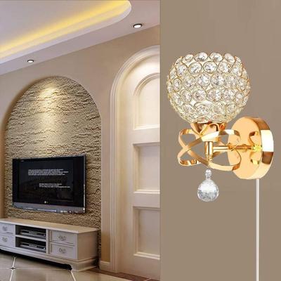 Lighting Fixture Fitting Luxury Wall Lamp Modern Hanging Bedside Lamp Wall Mount Elegant Indoor Light Stairs Corridor Bathroom