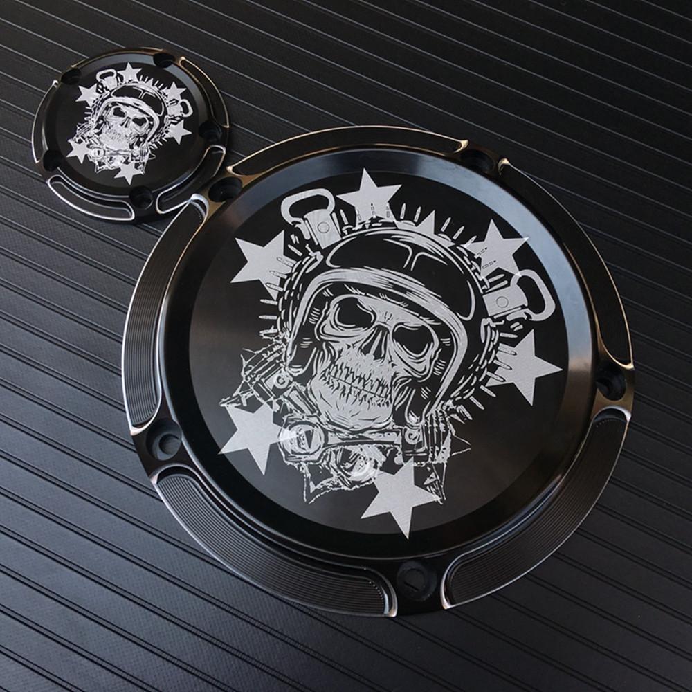 Aluminum Derby Cover Motorcycle Engine Timing Timer Cover For Harley Touring Electra Glide Dyna Softail Heritage Deluxe