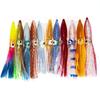 10pcs/pack Soft Octopus Fishing Lures Set For Jigs 8cm Mixed Color Luminous Octopus Skirts