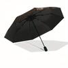Golden Skull In Labyrinthine Tunnel Wall ClockUmbrella with Cute Design, Portable 3-Fold Compact Umbrella for Men & Women, Valentine's Day Mother's Da