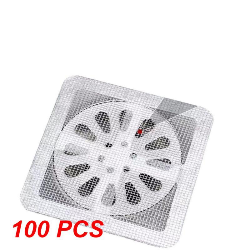 Anti-blocking Filter Screen Disposable Floor Drain Paste Hair Filter Stickers Kitchen Bathroom Stopper Accessories