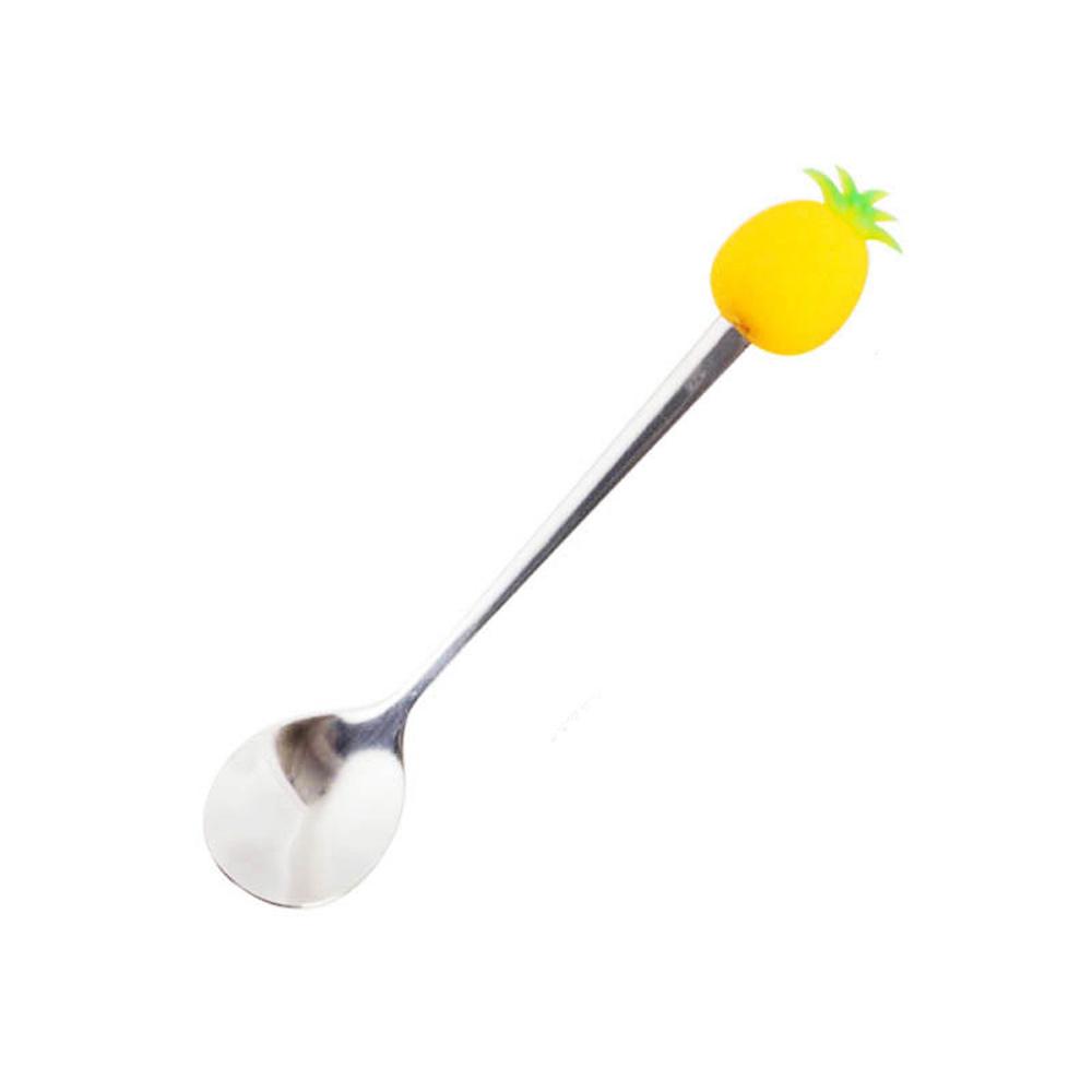 

Dessert Kitchen Tool Dinnerware Cake Ice Cream Coffee Spoon Fruit Fork Teaspoon Stirring Spoon Pineapple Spoon