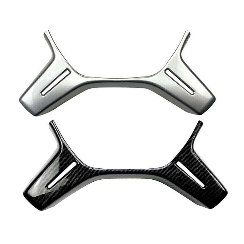 För Mercedes Benz ML GL GLS W166 W204 W212 W463 2012-2015 Bil rattram Dekor Centerknapp Kåpa Panel Klistermärke