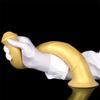 Weiblicher goldener Silikon-Super-King-Size-Dildo, Analplug, Pferd, hängender Esel-Masturbator, erotisches Produkt für Erwachsene
