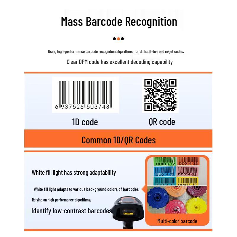 Hikvision 2D Barcode Scanner CN plug (adapter included)