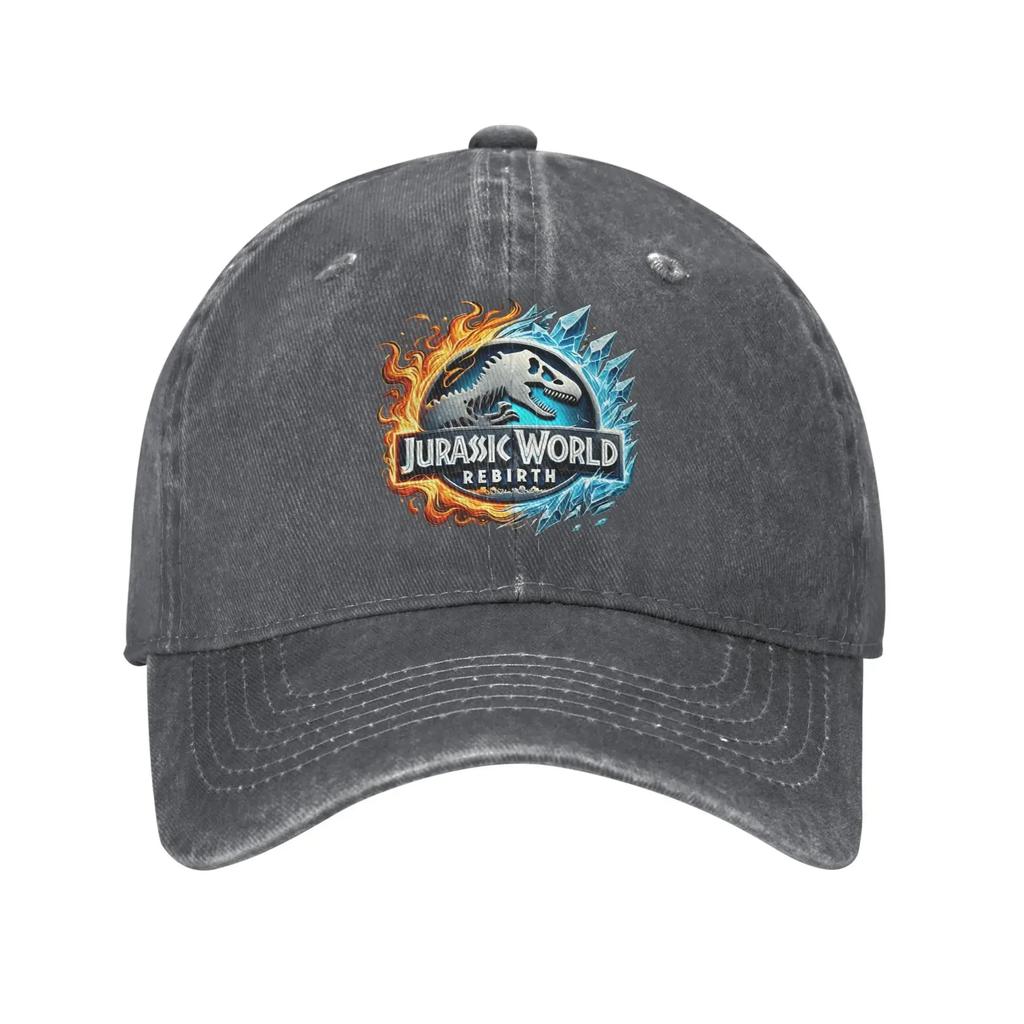 Film J-Jurassic W World Rebirth 2025 Sonnen-Baseballkappe Damen Herren Benutzerdefiniert DIY Hip Hop Hüte Sommer Klassische Sonnenschutz-Baseballkappen