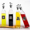 Leak-Proof Glass Oil Bottle - Kitchen Seasoning Container for Soy Sauce, Vinegar, or Wine, Customizable with Logo