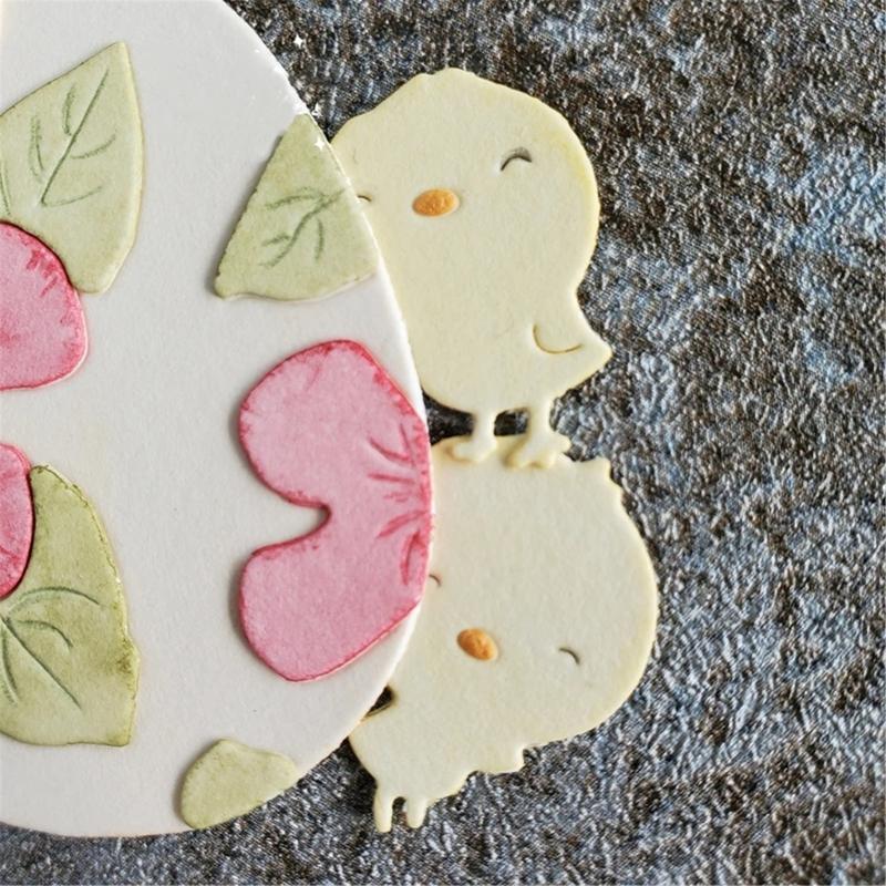 Easters Rabbits Chicken Cutting Dies Embossing Stencils Cuts Stencils Metal Die Cuts for Scrapbooking Card Decoration