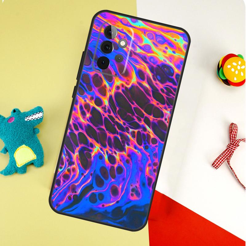 Psychedelic trippy abstract art For Samsung Galaxy A54 A34 A14 A55 A35 A15 A53 A33 A13 A05 A06 A16 A22 A32 A52 Phone Case
