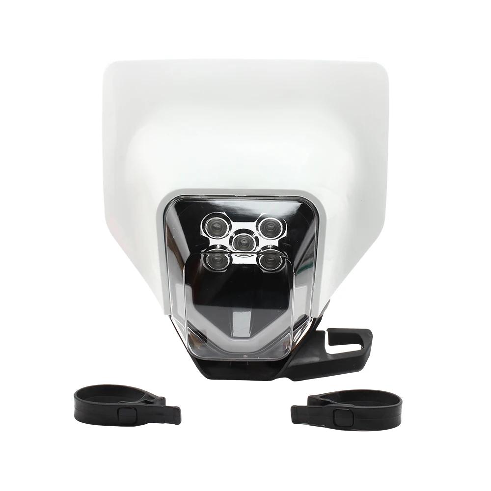 Enduro Motocross Headlight Assembly For Husqvarna 450 Motorcycle Headlight Plate LED TE FE TX FC 250 300 350 501 2017 2018 2019