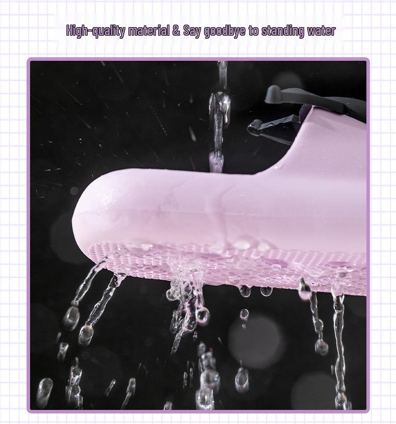 Sanrio 3D Çizgi Film Hızlı Kuruyan Kaymaz Çocuk İç Mekan Duş Terliği, Kokusuz ve Sessiz