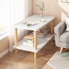 Double Layer Mini Bedside Table with Storage