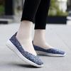 Mocassini Estivi Rosa Scarpe da Passeggio sulla Spiaggia Donna Multicolore Intreccio Casual Morbidi Slip-on Mocassini Piatti Intrecciati Scarpe da Ginnastica Taglie Forti